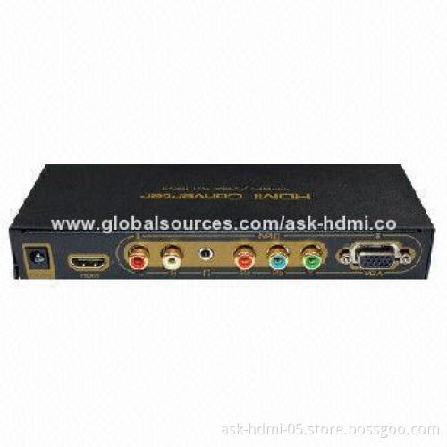VGA/Ypbpr to HDMI Converter with Upscaler
